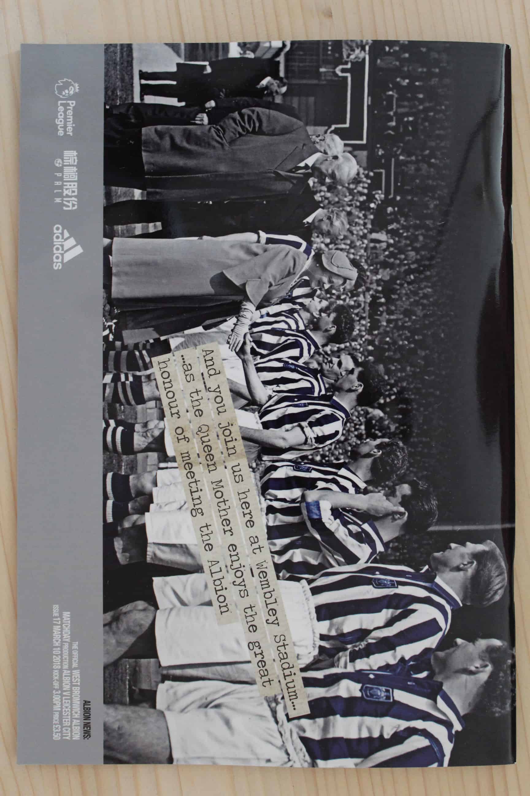 West Bromwich Albion FC  v Leicester City FC